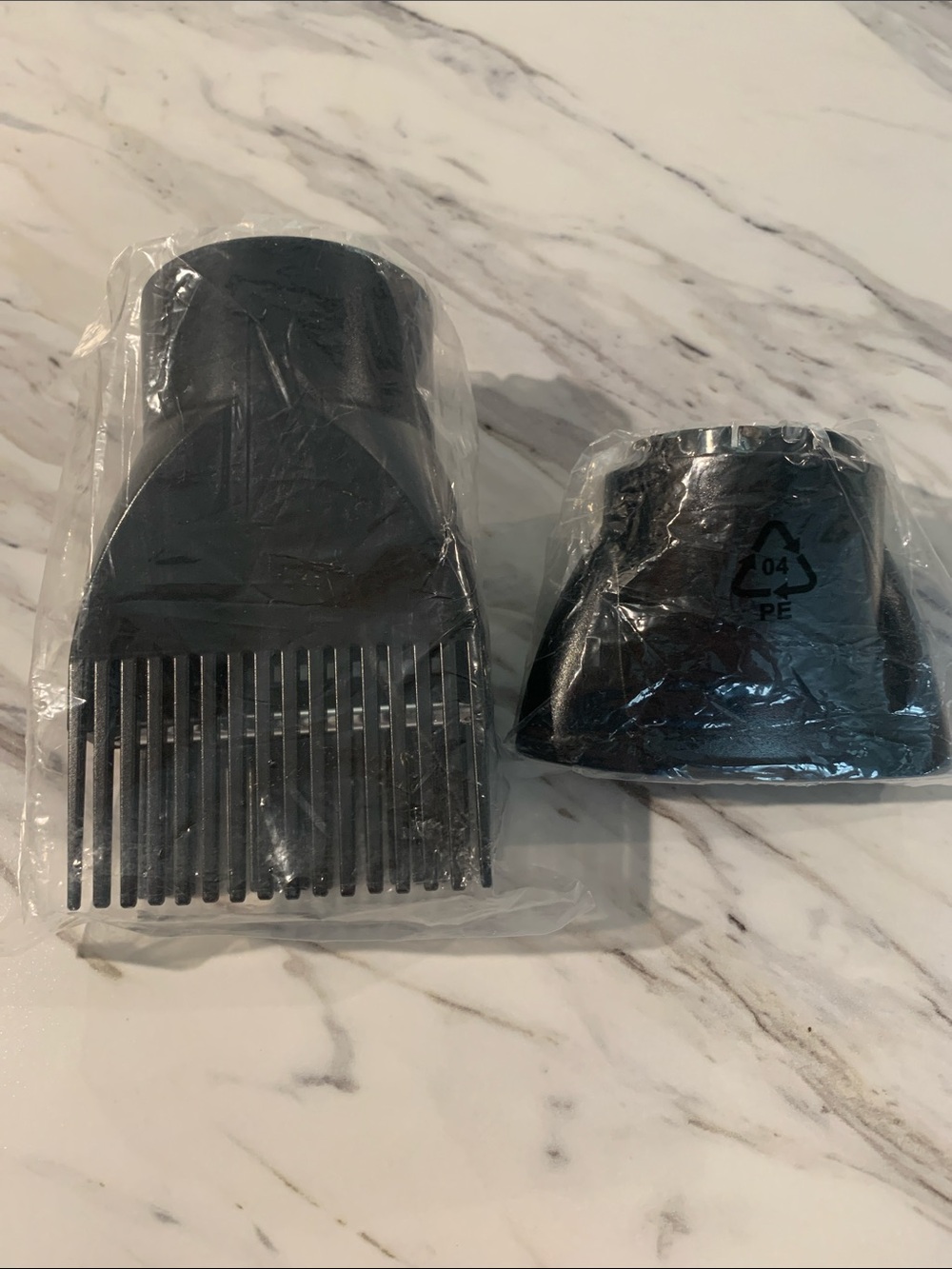 Conair Black Hair Dryer Comb and Nozzle Attachments - Universal Styling Set